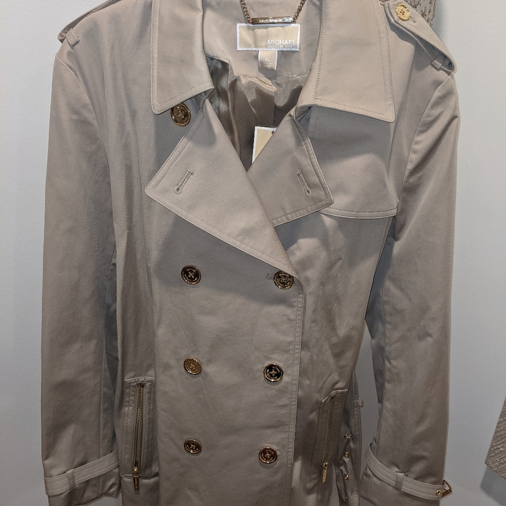 Michael Kors Women's trench coat XL - Picture 9 of 11